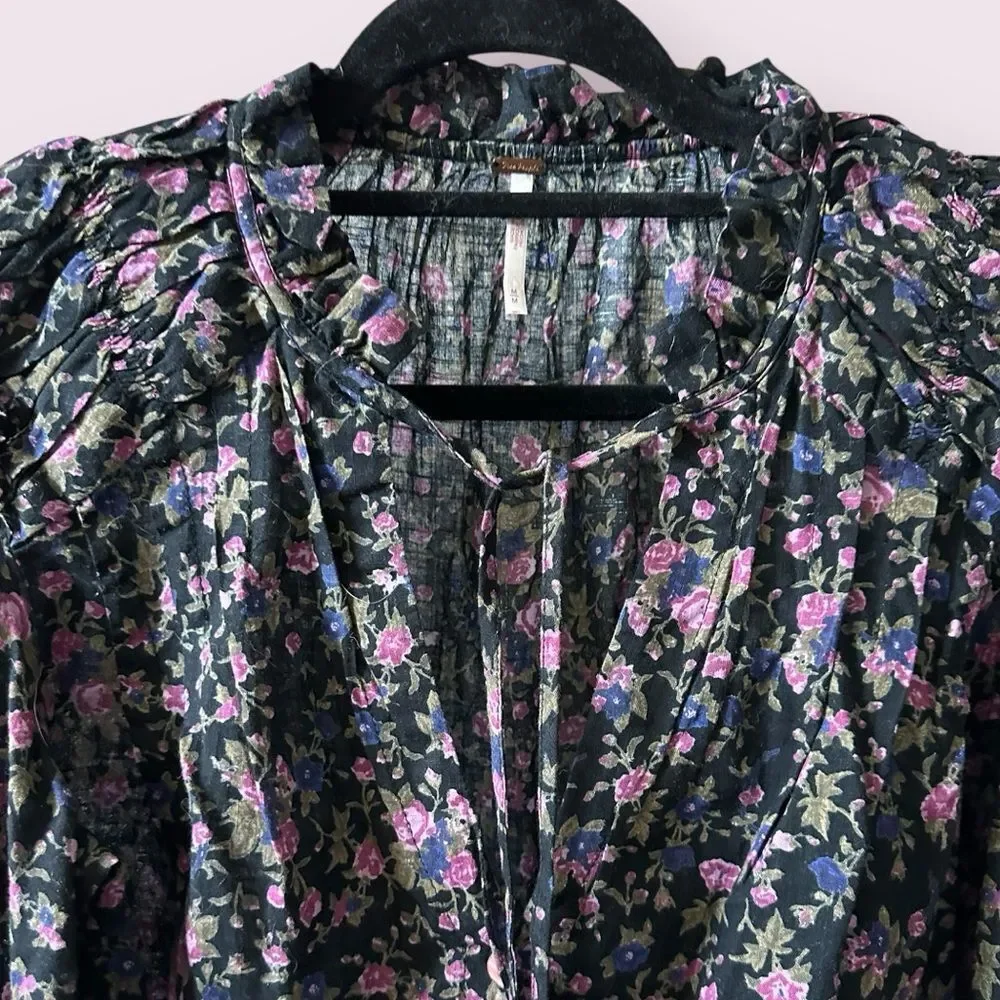 Free People Meant to Be Blouse Size Small